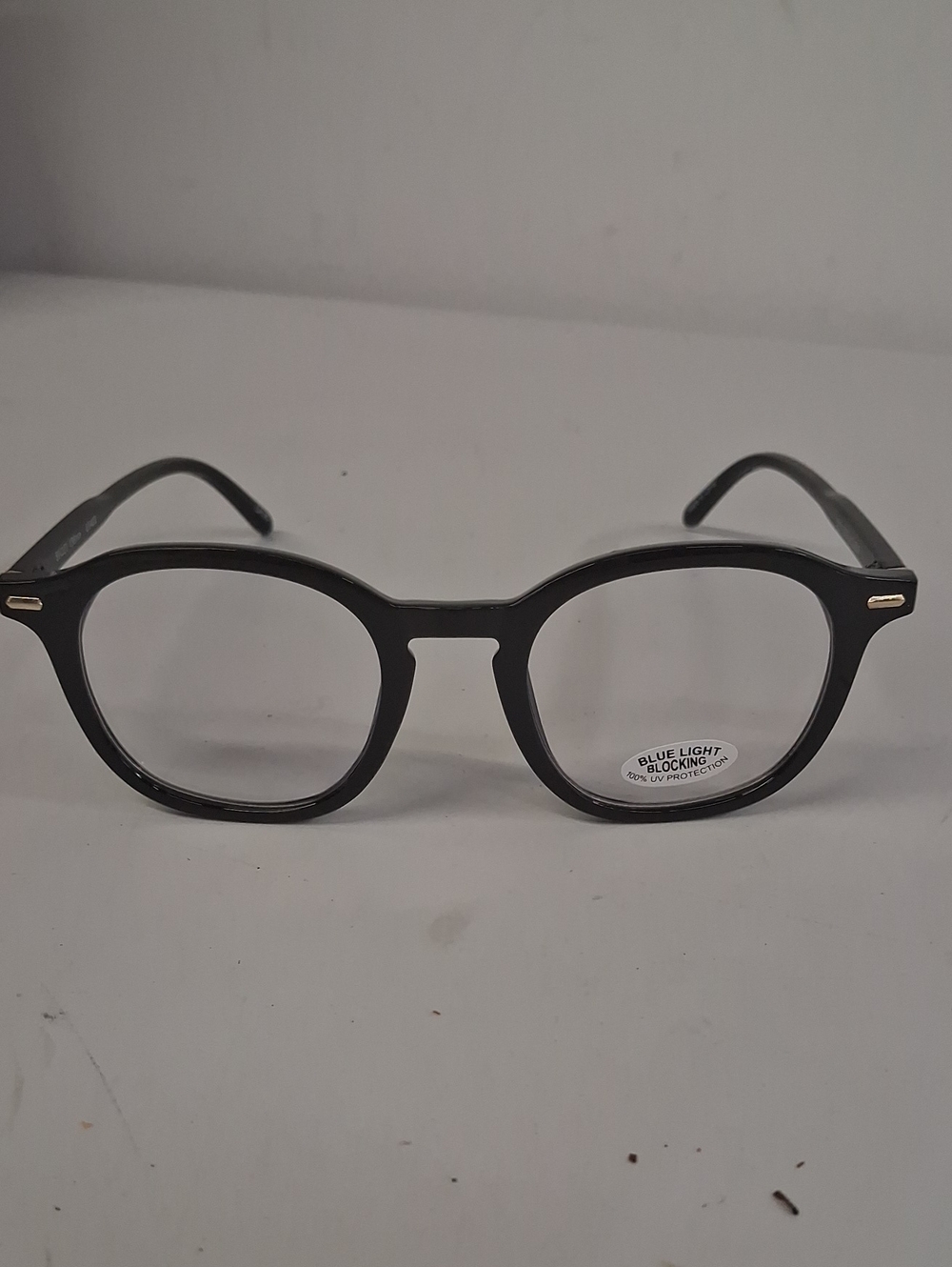 NWT Nova Men Blue Light "Read The Room" Black Eyeglass Frames